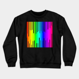 Rainbow pattern Crewneck Sweatshirt